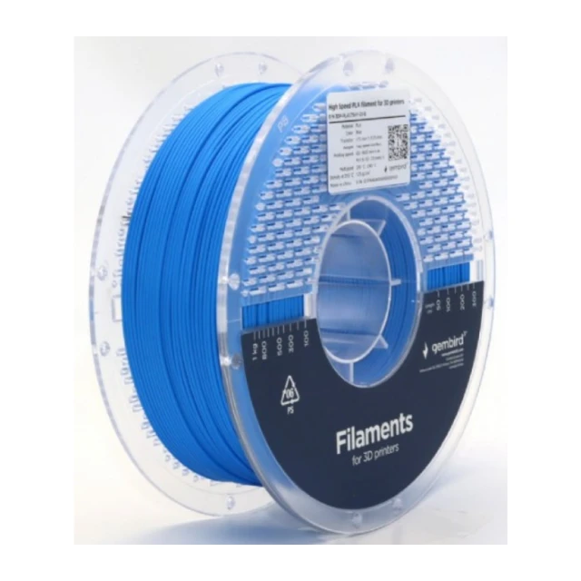 3DP-PLA1.75HY-01-B PLA filament velike brzine za 3D stampac 1.75mm, kotur 1KG BLUE