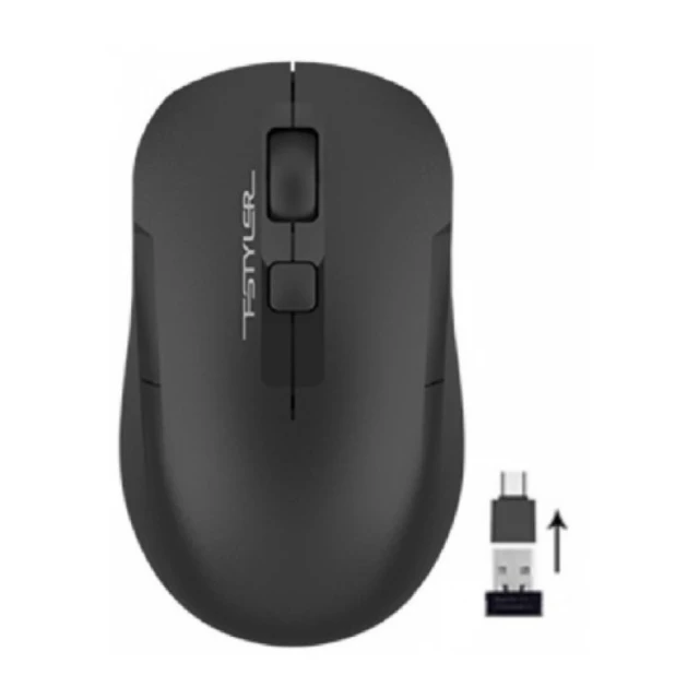 A4-FG16C Air BLACK A4Tech Fstyler DESK+AIR bezicni opticki mis 2.4Ghz,1000-2000Dpi,rechargeable 109m