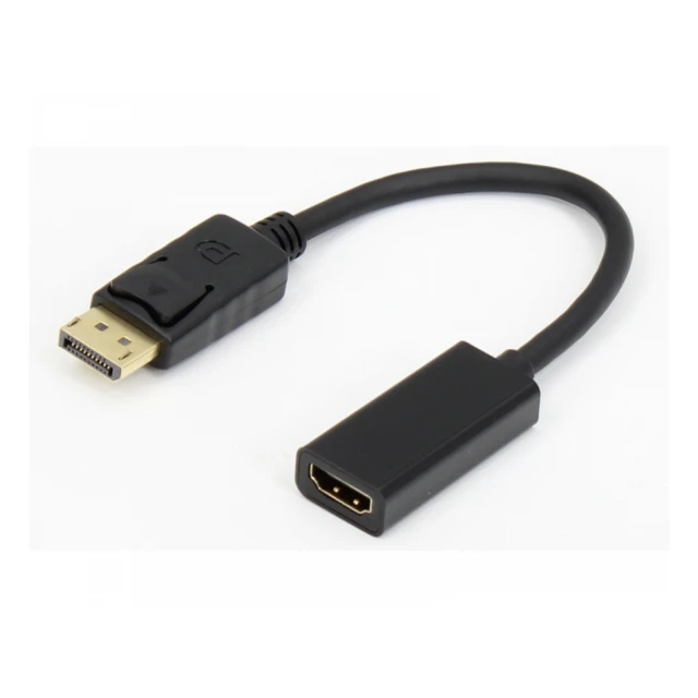 Adapter E-Green DisplayPort 1.4 (M) - HDMI 2.0 (F) kabl 20cm crni 