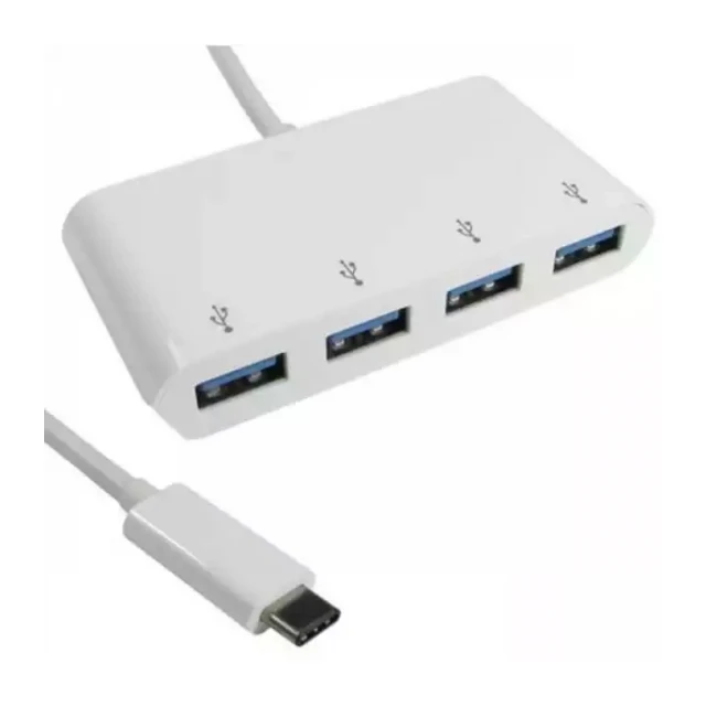Adapter-konverter USB Tip C 3.1 na 4xUSB 3.0 GreenCon