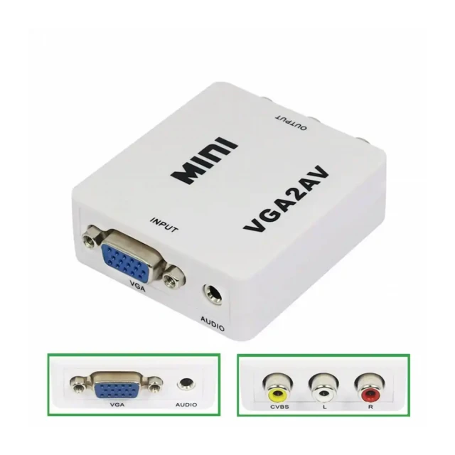 Adapter konverter VGA-RCA Audio/Video MVA-1