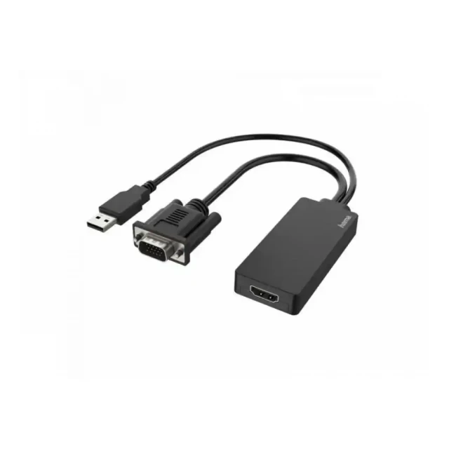 Adapter konverter VGA-USB - HDMI Hama 200342 M/|Ž