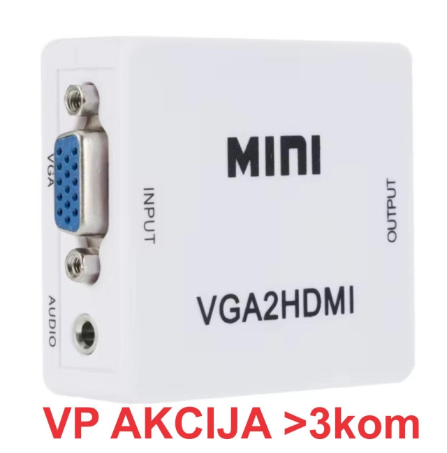ADAPTER VGA TO HDMI GEMBIRD A-VGA-HDMI-MINI