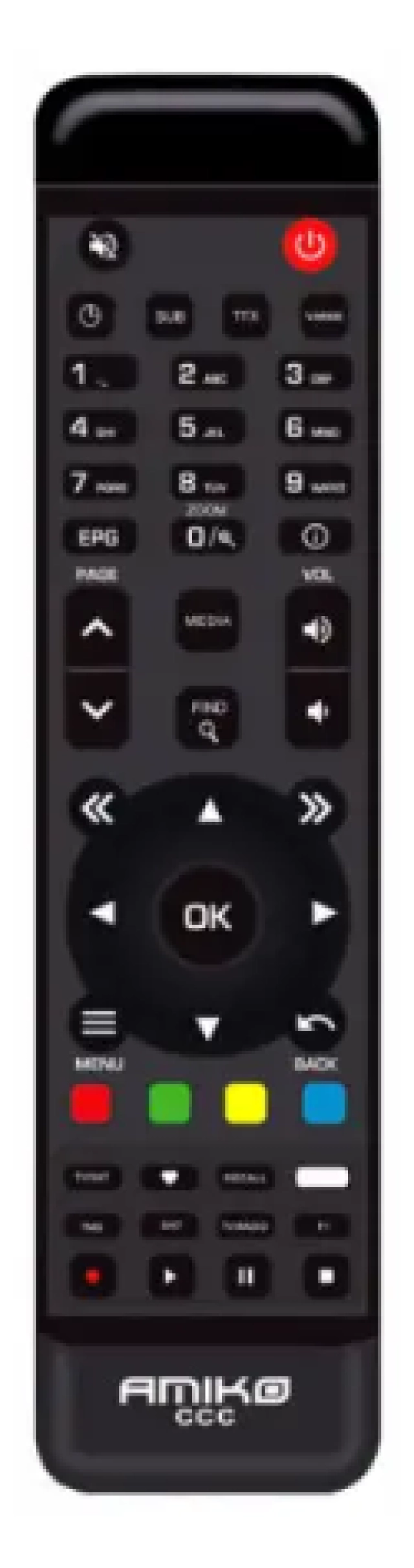 Amiko MINI COMBO 3 Prijemnik DVB-S2+T2/C, H.265, Full HD, USB