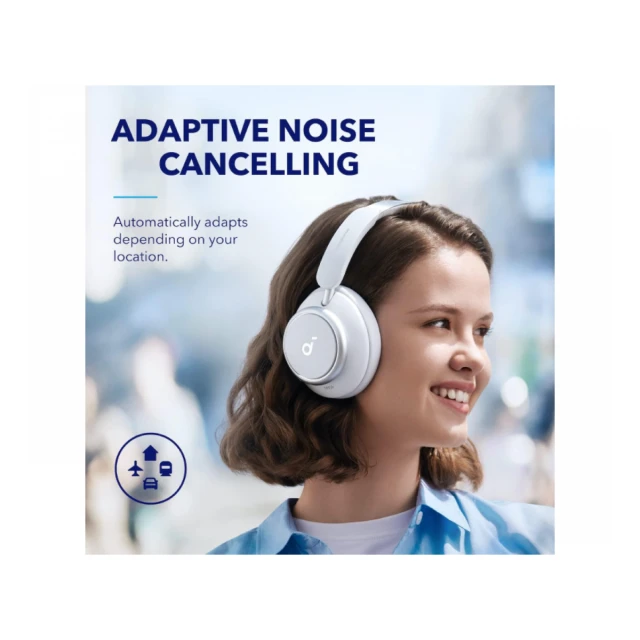 ANKER Soundcore Space Q45 ANC BT slušalice bele 