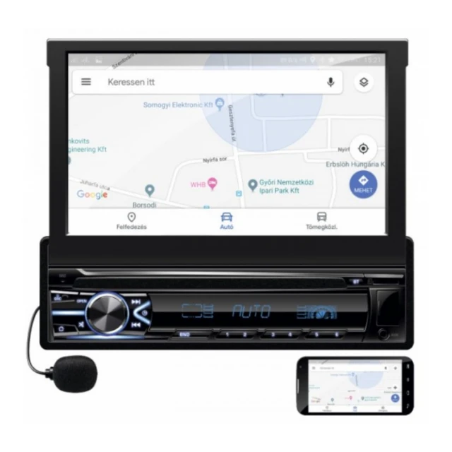 Auto radio sa video plejerom SAL VB-X800i LCD 7.0”, osetljiv na dodir, FM, USB, SD, 3,5mm, Bluetooth