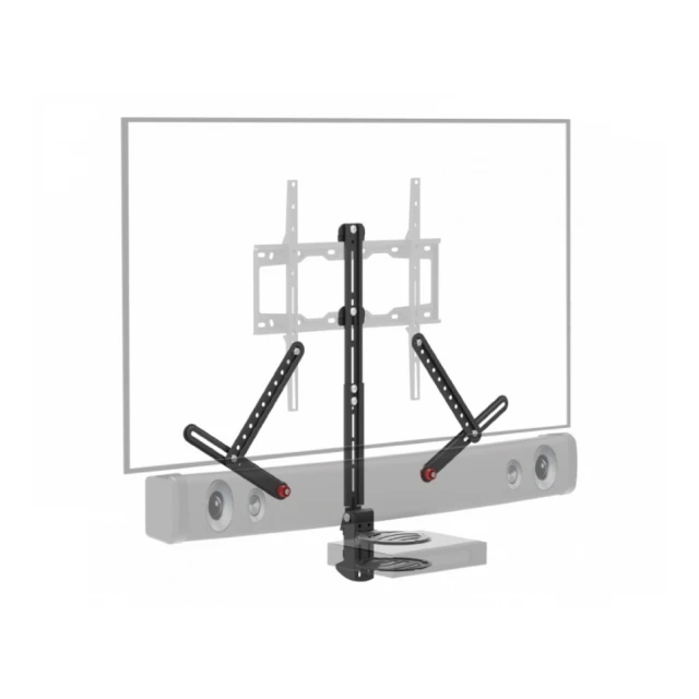 BARKAN E850.B Univerzalna A/V polica i nosač za soundbar 