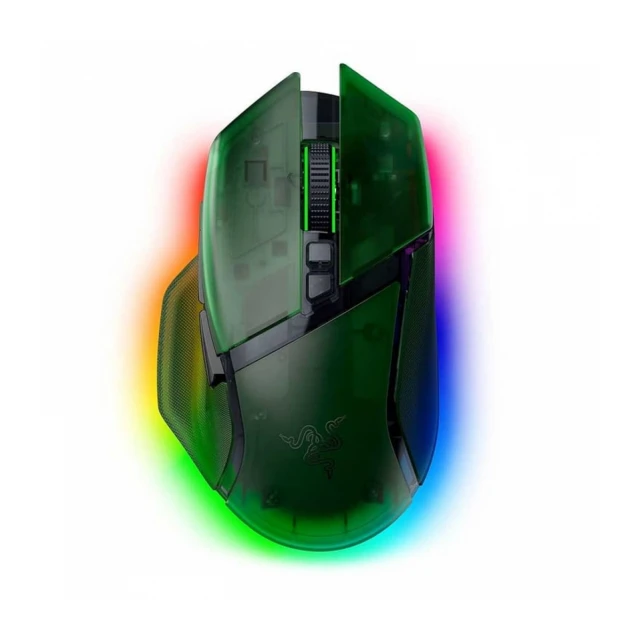 Basilisk V3 Pro 35K - Ergonomic Wireless Gaming Mouse - Phantom Green Edition - EU