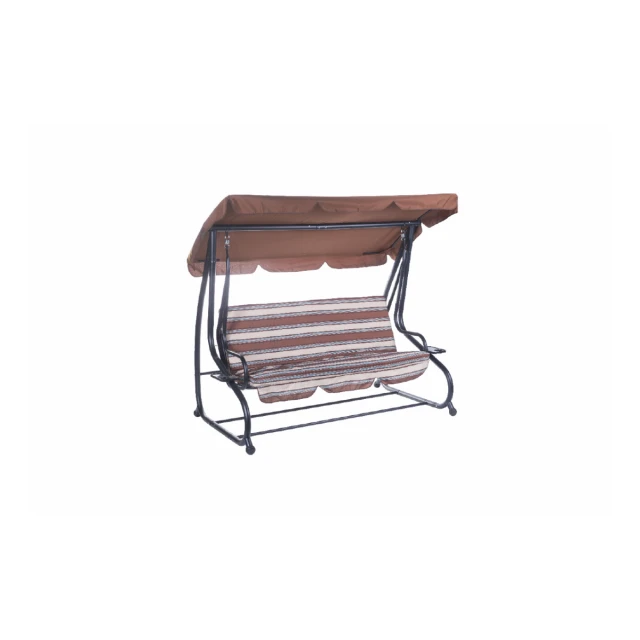 Baštenska ljuljaška trosed – plavo / braon Santorini (Middle)