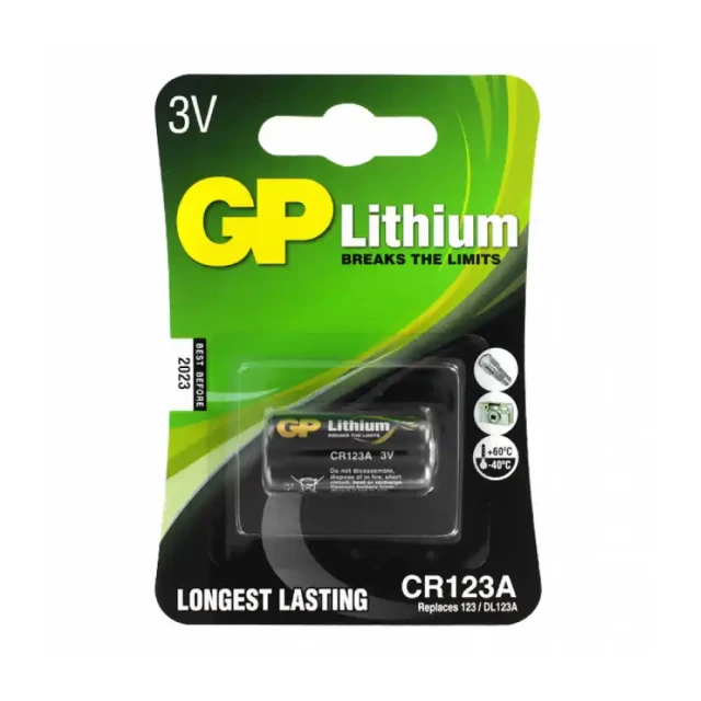 Baterije litijumske GP 3V BL1 GP-CR123A-U1