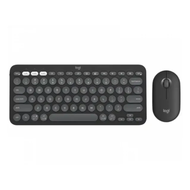 Bežična tastatura + miš Logitech Pebble 2 Combo Graphite