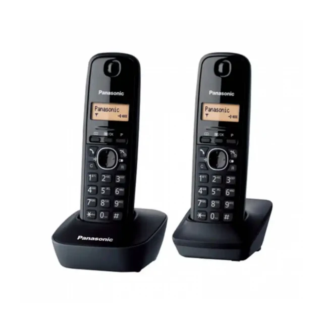 Bežični telefon Panasonic KX-TG 1612 FXH Crni - duo
