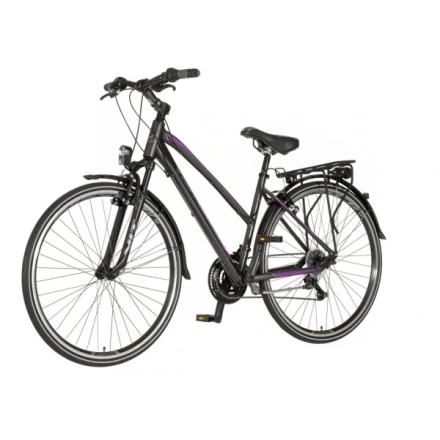 Bicikla Visitor tour Terra Lady 28/amortizer 19 V-BRAKE/18 brzina/sivo-ljubičasti