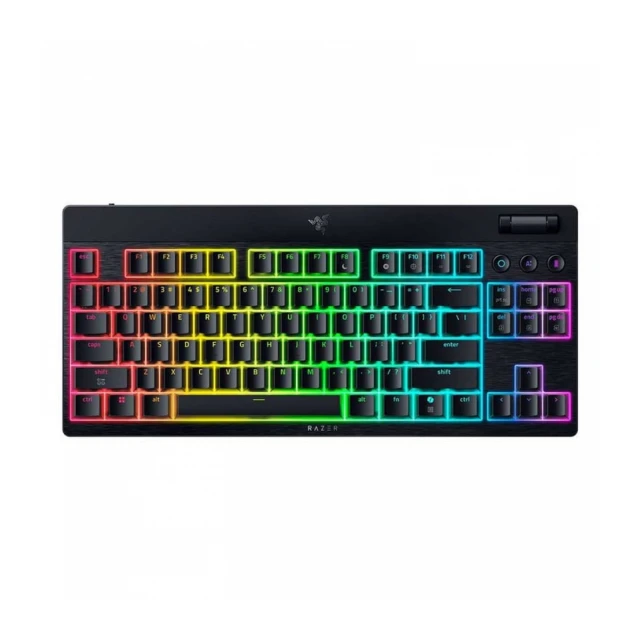 BlackWidow V4 Low-profile Tenkeyless HyperSpeed - Wireless MechanicalGaming Keyboard (Green Switch)