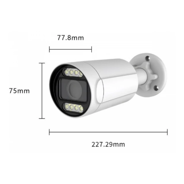 CAM-IP5MP-HAY70A GMB Kamera 5 mpix HiEasy App, Human detection, Full Color, Motor Zoom 2.8-12mm, Mic