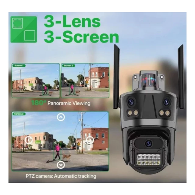 CAM-IP8MP-EP12 GMB kamera 8 mpix microSD iCSee xmeye pro app Two-way voice PTZ ip66, 3.6mm+3.6mm