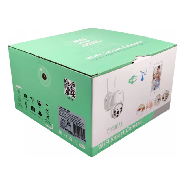 CAM-IP8MP-EP9 GMB kamera 8 Mpix microSD Icsee xmeye pro app Two-way voice PTZ ip66