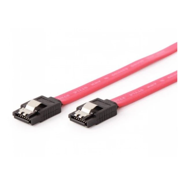 CC-SATAM-DATA-0.3M Gembird Metal clips, Serial ATA data kabl flat 0,3m A