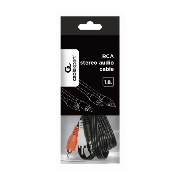 CCA-2R2R-6 Gembird audio kabal 2 x činč - 2 x činč, 1,8m