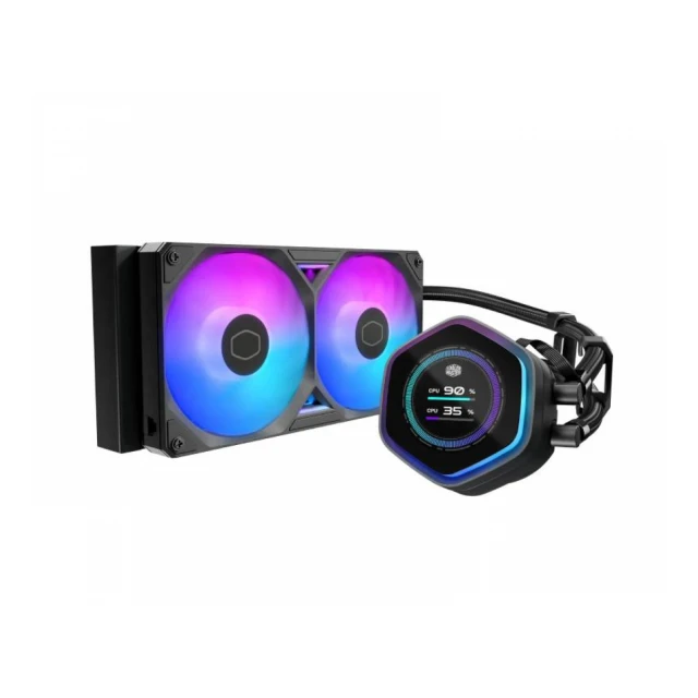 COOLER MASTER MasterLiquid ML 240 Atmos II LCD ARGB vodeno hlađenje crno (MLX-D24M-A25SZ-L1) 