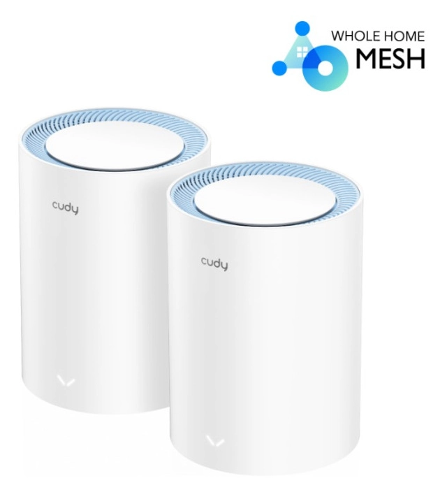 Cudy M1200 2-pack AC1200 Dual Band 2.4+5Ghz  Wi-Fi Mesh System, 2x Antena , MIMO, TR069, OpenWRT