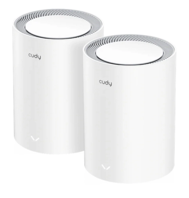 Cudy M3000 2-Pack,AX3000 2.5G Mesh Wi-Fi 6 System White,4-Stream Dual-Band, 2402 Mbps + 574 Mbps