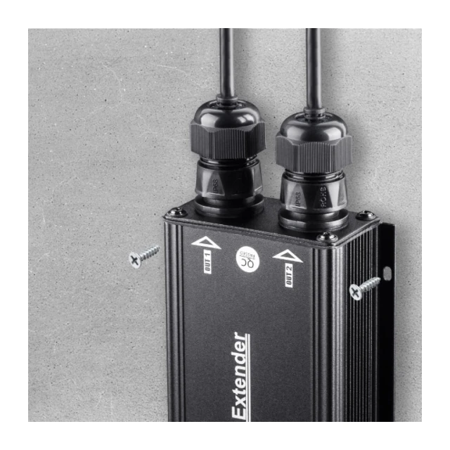 Cudy POE25 30W Gigabit PoE+/PoE Injector, 2-Channel Outdoor PoE Extender, 100m