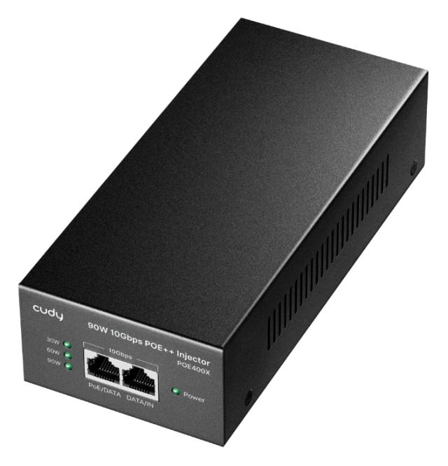 Cudy POE400X, 90W 10 Gbps PoE++ Injector, 10M/100M/1G/2.5G/5G/10G Brzina