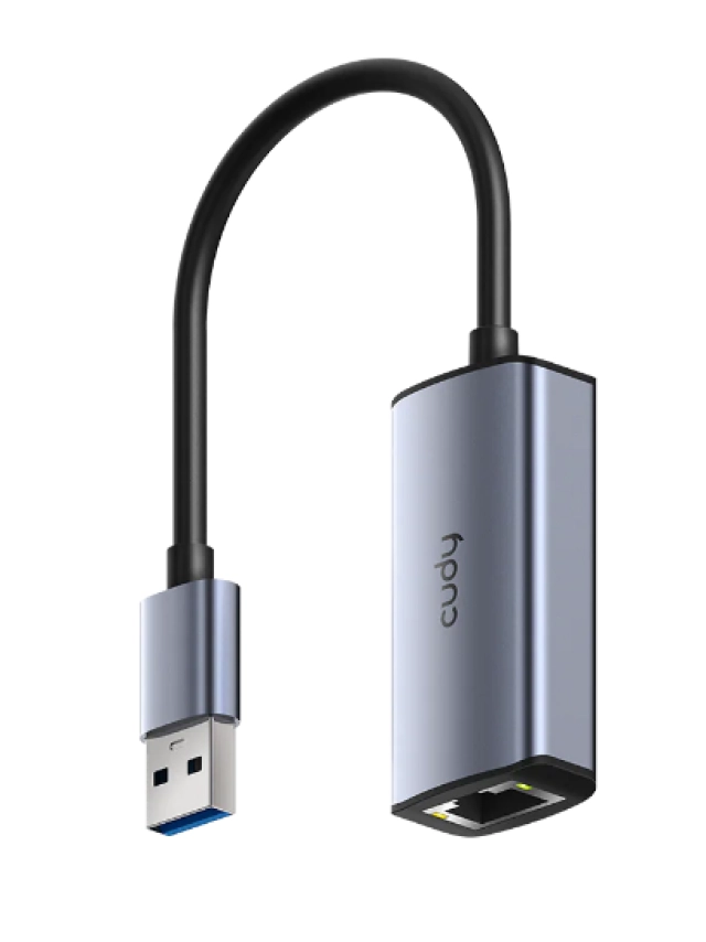 Cudy UE25A, USB-A adapter za Ethernet od 2.5 Gbps , 10/100/1000/2500 Mbps