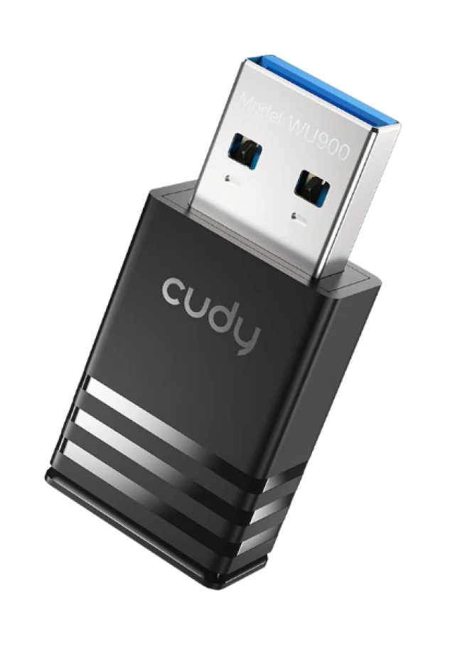 Cudy WU900, AX900 Dual-Band Wi-Fi 6 USB Adapter, 2.4 GHz,286 Mbps