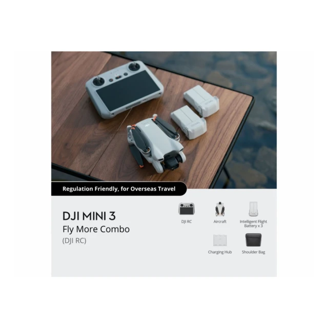 Dron DJI Mini 3 Fly More Combo (DJI RC) (GL)NEW