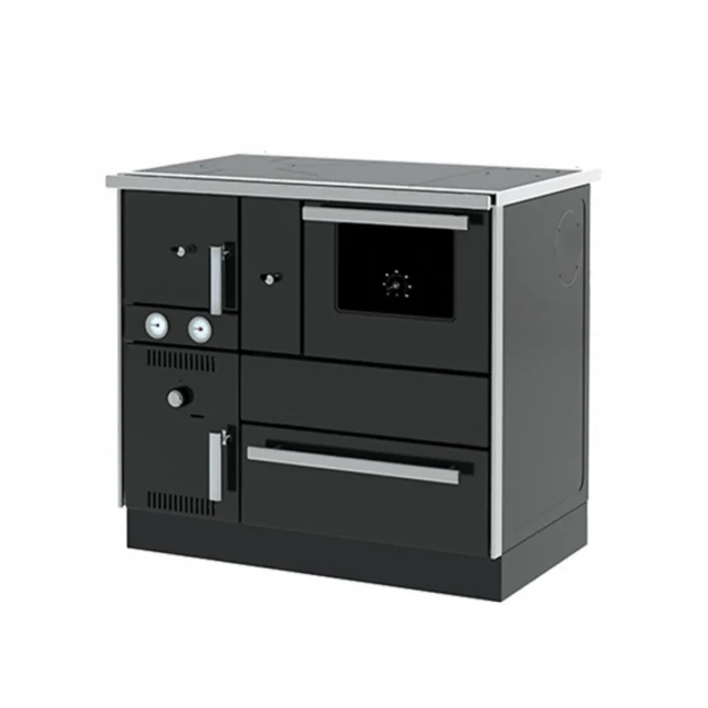 Etažni šporet Alfa Plam TERM 27 NR antracit, desni ECO