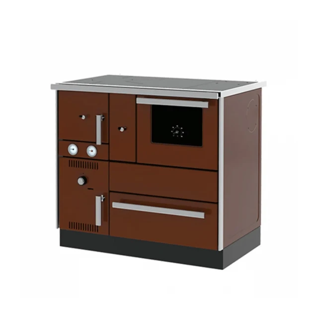 Etažni šporet Alfa Plam TERM 27 NR, desni, braon ECO