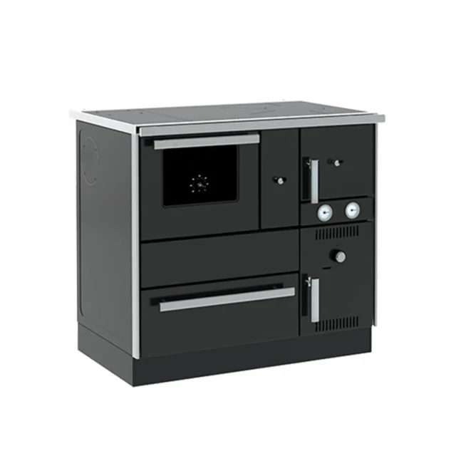 Etažni šporet Alfa Plam TERM 27 NR antracit, levi ECO