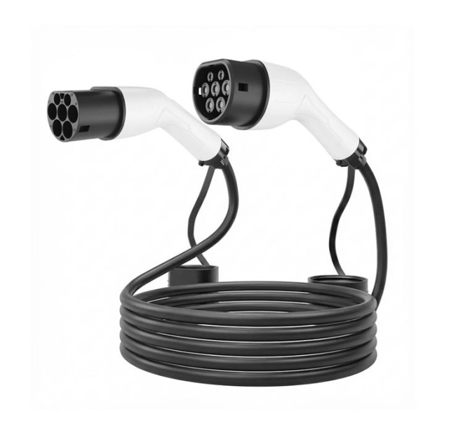 EV-T2MF-11KW-4M Gembird Kabl za punjenje Tip 2, 16A, trofazni (11 kW), 4 m