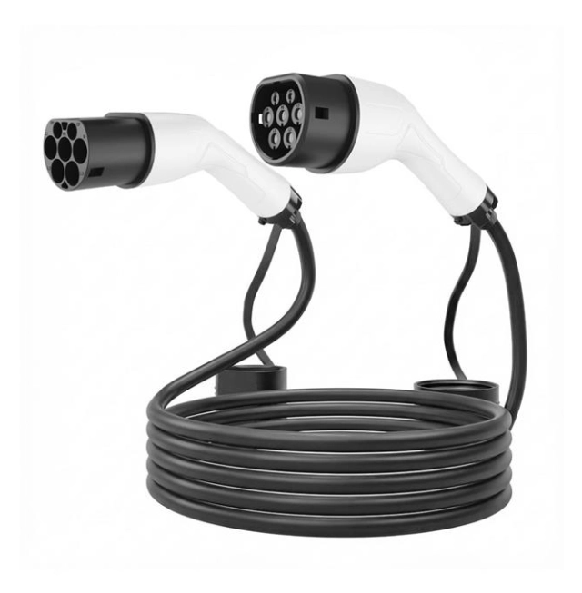 EV-T2MF-22KW-8M Gembird Kabl za punjenje Type 2, 32A trofazni (22 kW), 8 m