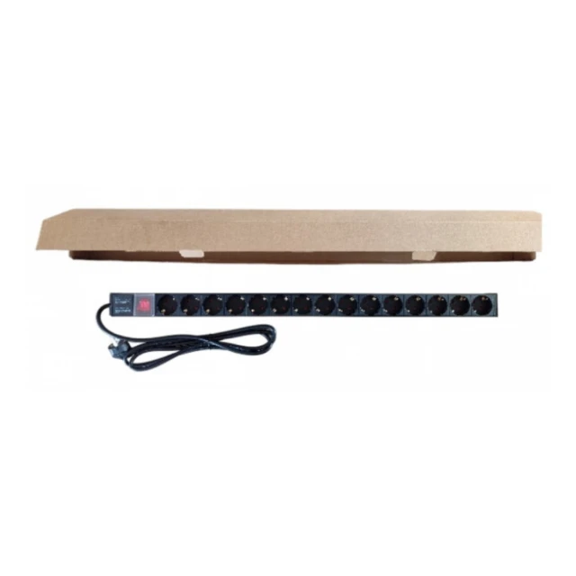 ExeLink Razvodni PDU panel za rack 19 in, sa 15 uticnih mesta, kabl 2m (aluminijum)