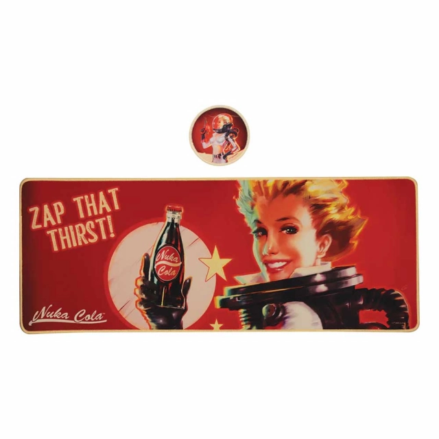 Fallout Nuka-Cola XL Desk Pad and Coaster Set