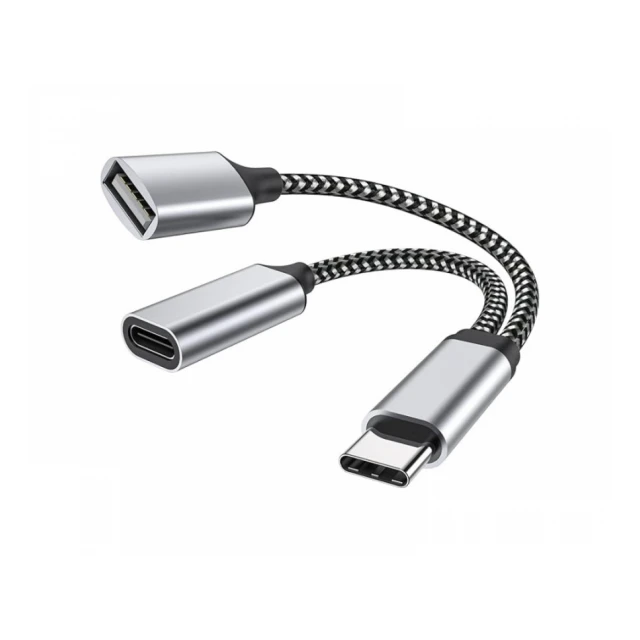 FAST ASIA Adapter Tip C na Tip C (z) + USB (z) 