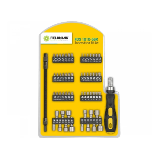 FIELDMANN FDS 1010-58R Set bitova sa odvijačem 