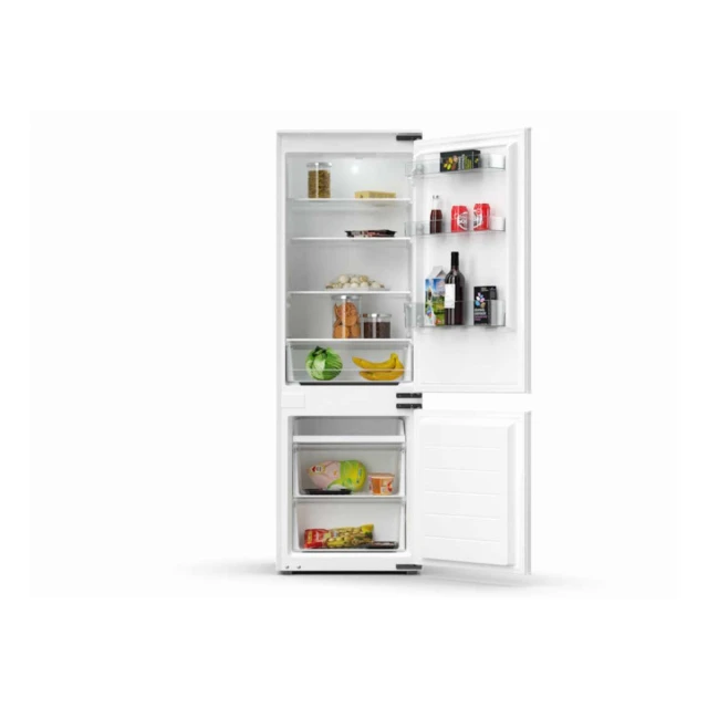 Frižider TESLA RI2500HE ugradni dvoje vrata/rucno otapanje/F/179+70L/184x56x57,5cm/bela