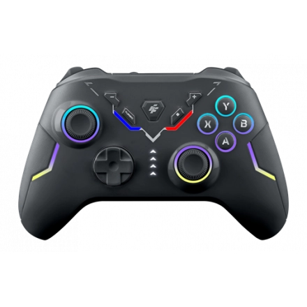 GAMEPAD FLASHFIRE NEON GAMING KONTROLER CRNI