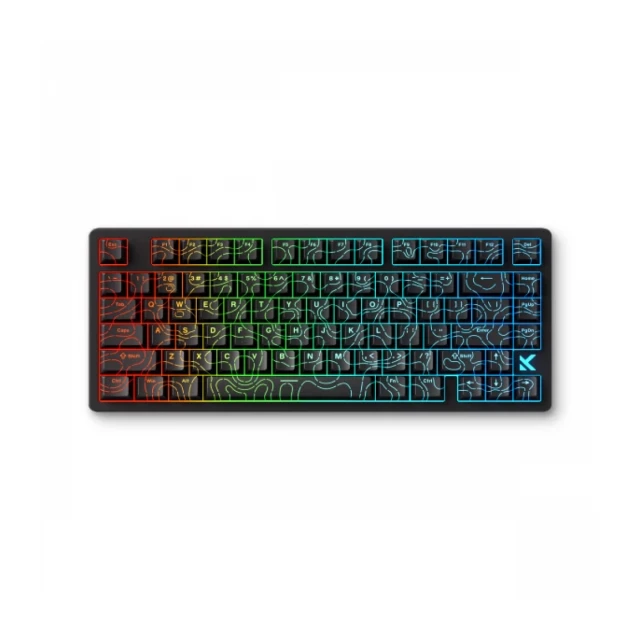 Gaming tastatura MCHOSE Jet 75 Hall Effect Magnetic Switch black topographic