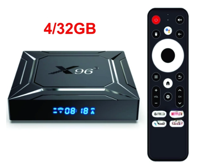 GMB-X96 M200 4/32GB smart TV box S905X5M quad ARM G310V2, 2x4K 2.4&5G, 1000M, BT, Android 14