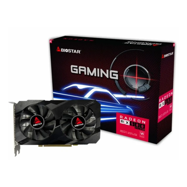 Graficka karta Biostar RX580 8GB GDDR5 256 bit 3XDP/DVI/HDMI