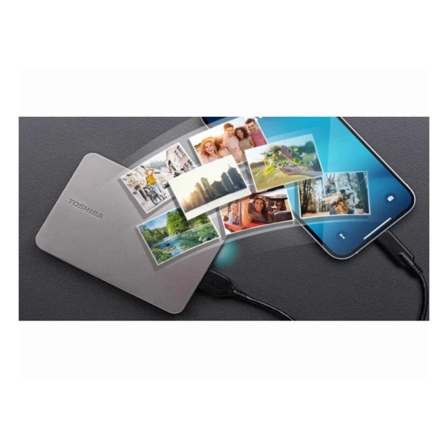 Hard disk Toshiba Canvio Flex HDTX210ESCAAH eksterni/1TB/2.5''/USB 3.2  warm silver