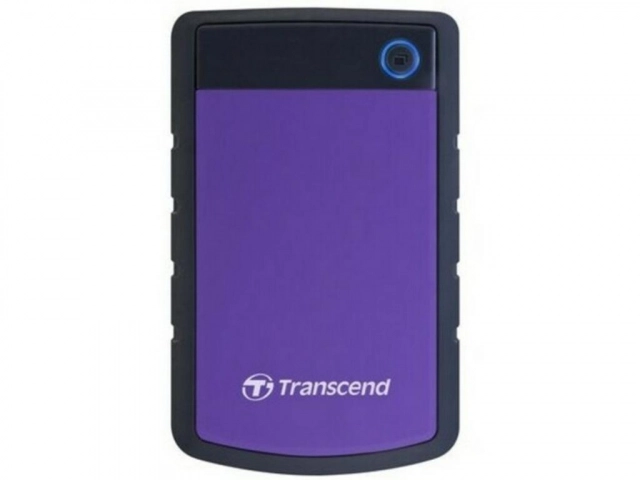HDD Transcend 4TB, 2.5" Portable HDD, StoreJet H3, Purple, Anti-shock