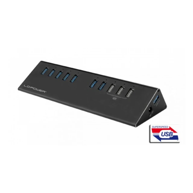 HUB LC Power LC-HUB-ALU-2B-10 USB3.0 Aluminium
