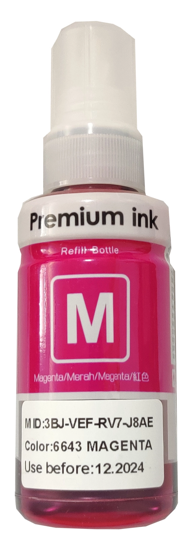 INKJET T6643 M Dopuna magenta boja bocica sadrži 70 ml mastila za Epson EPIJM6643SC