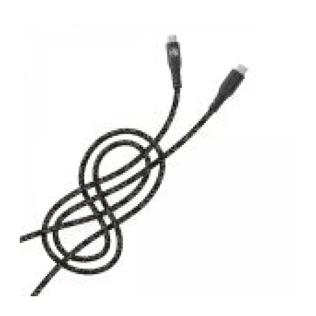 KABAL DATA TYPE C TO TYPE C TELLUR 3A, PD60W, 1M NYLON BLACK
